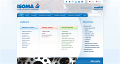Desktop Screenshot of isoma.cz