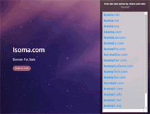 Tablet Screenshot of isoma.com